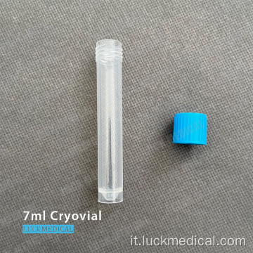 Cryovial 7 ml di auto-eccezionale con capitalizzazione